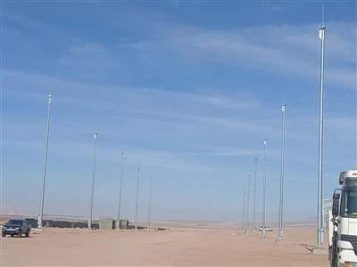 Jordan——Proiect de iluminat cu catarg înalt de 18M 600W